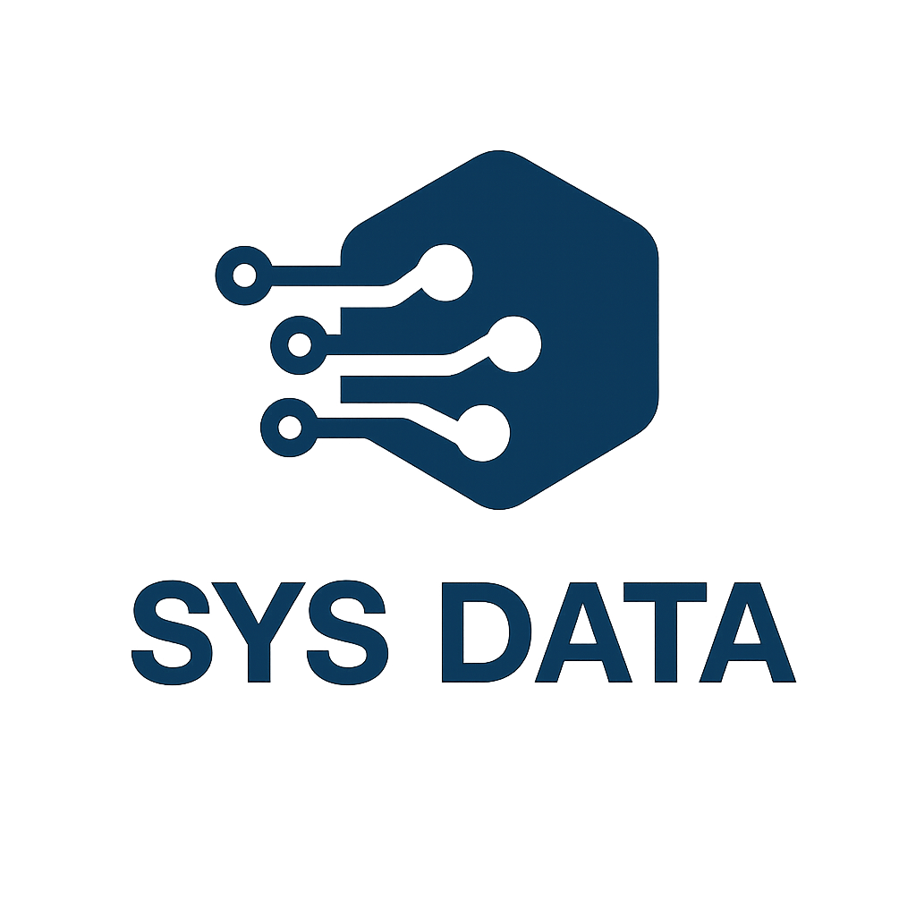 System.data Logo SYS DATA - Innovation Technologique & Excellence Numérique